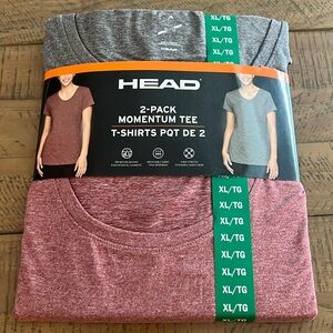 NWOT Set of 2 Head Performance active tee’s | Size L & XL available
